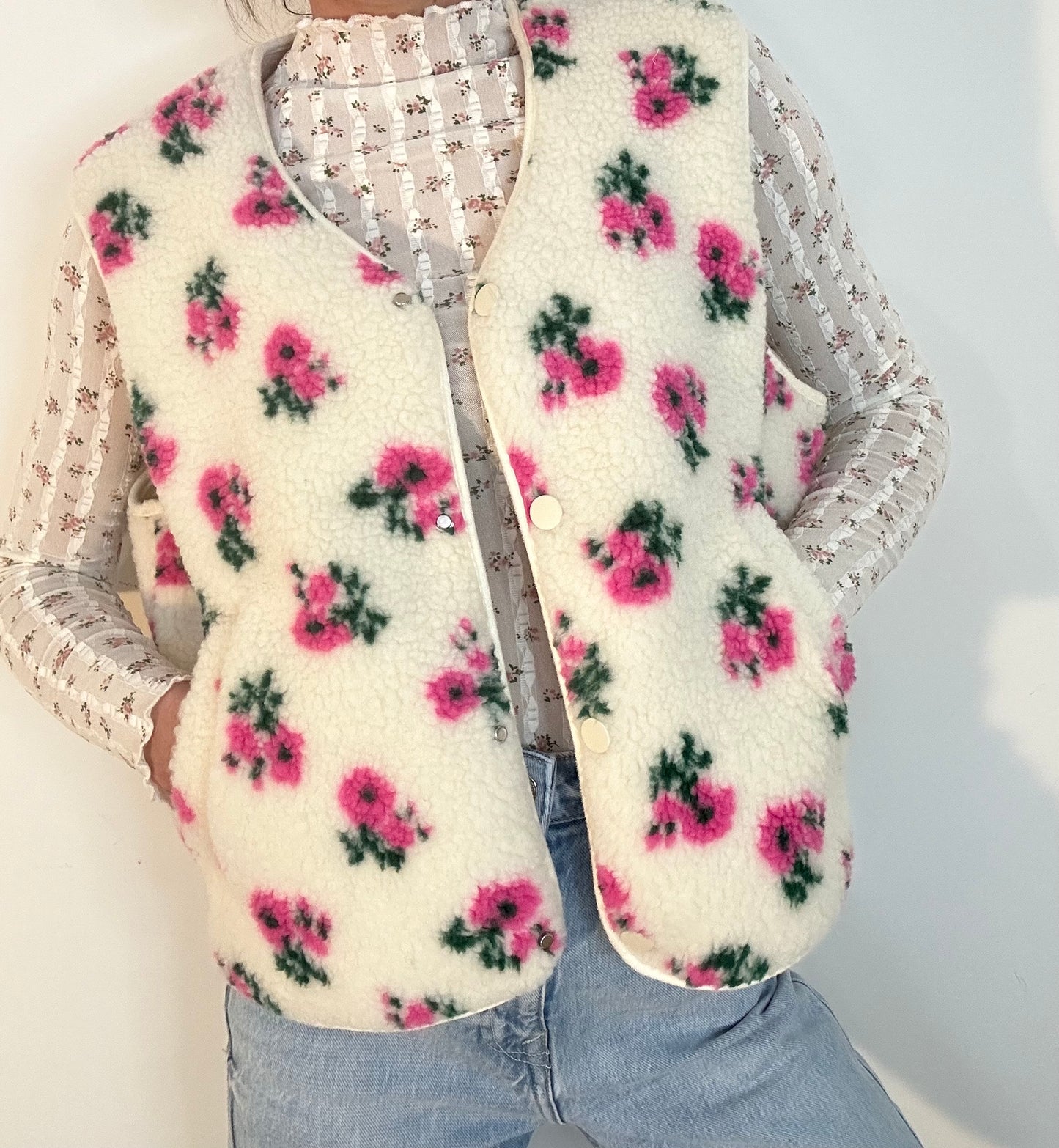 Veste fleur