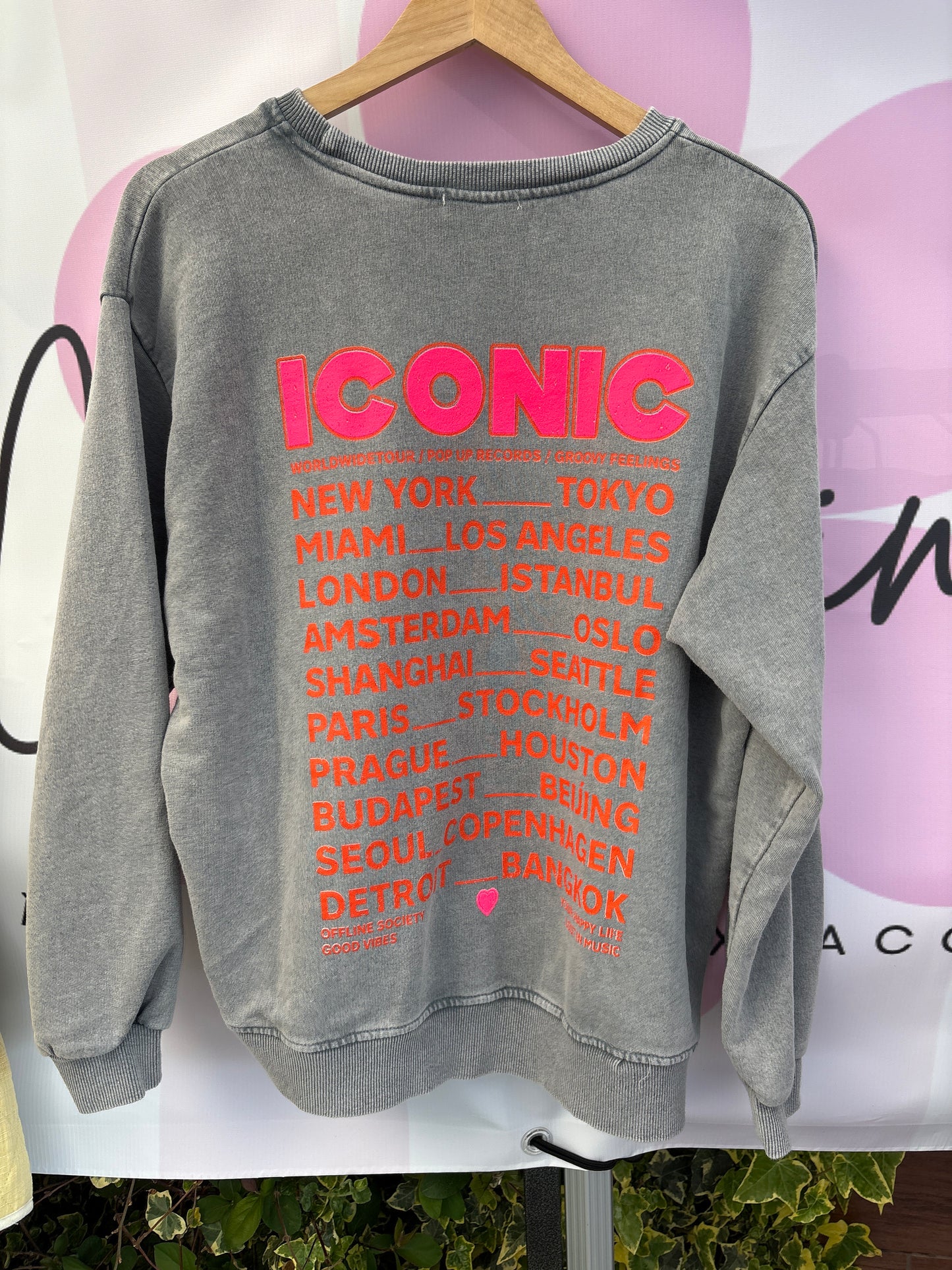 Pull iconic gris