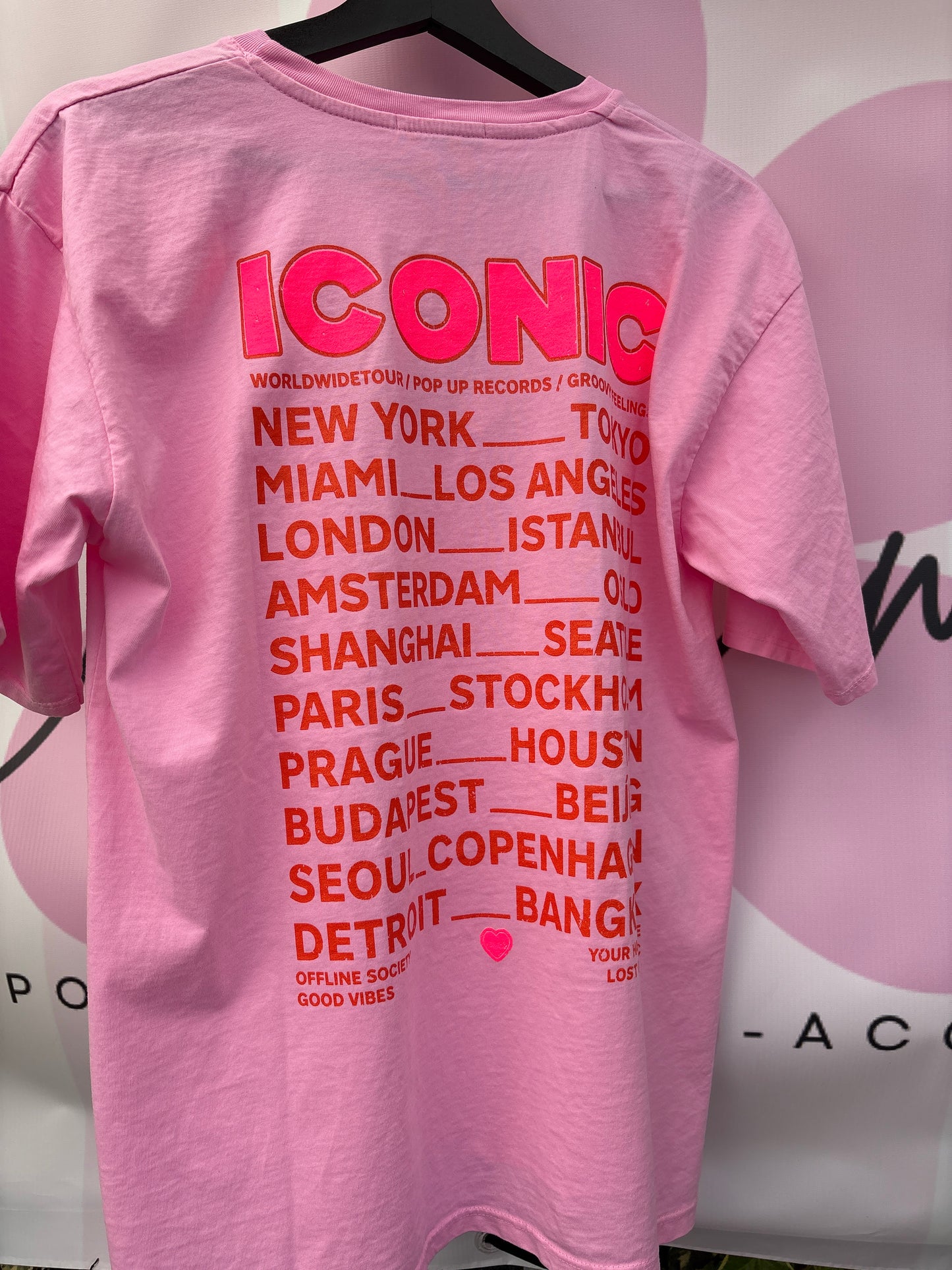 T-shirt iconic rose