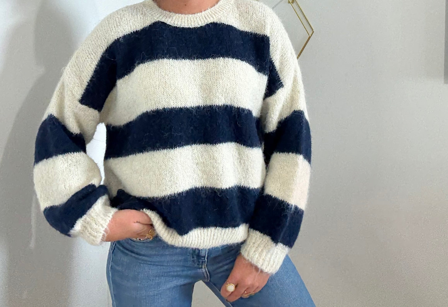 Pull Camille bleu marine