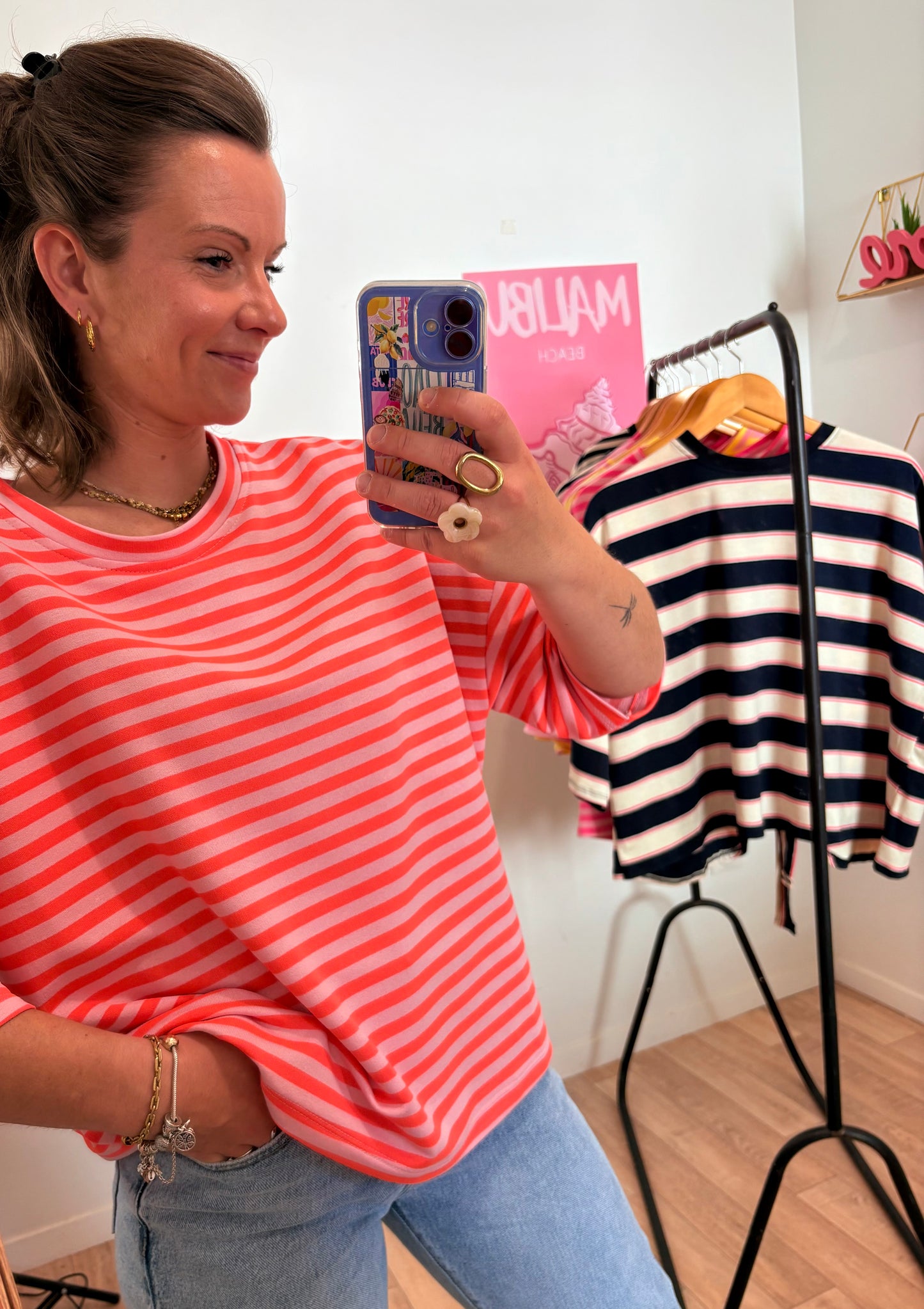 La Marinière Vitaminée : Rose & Orange