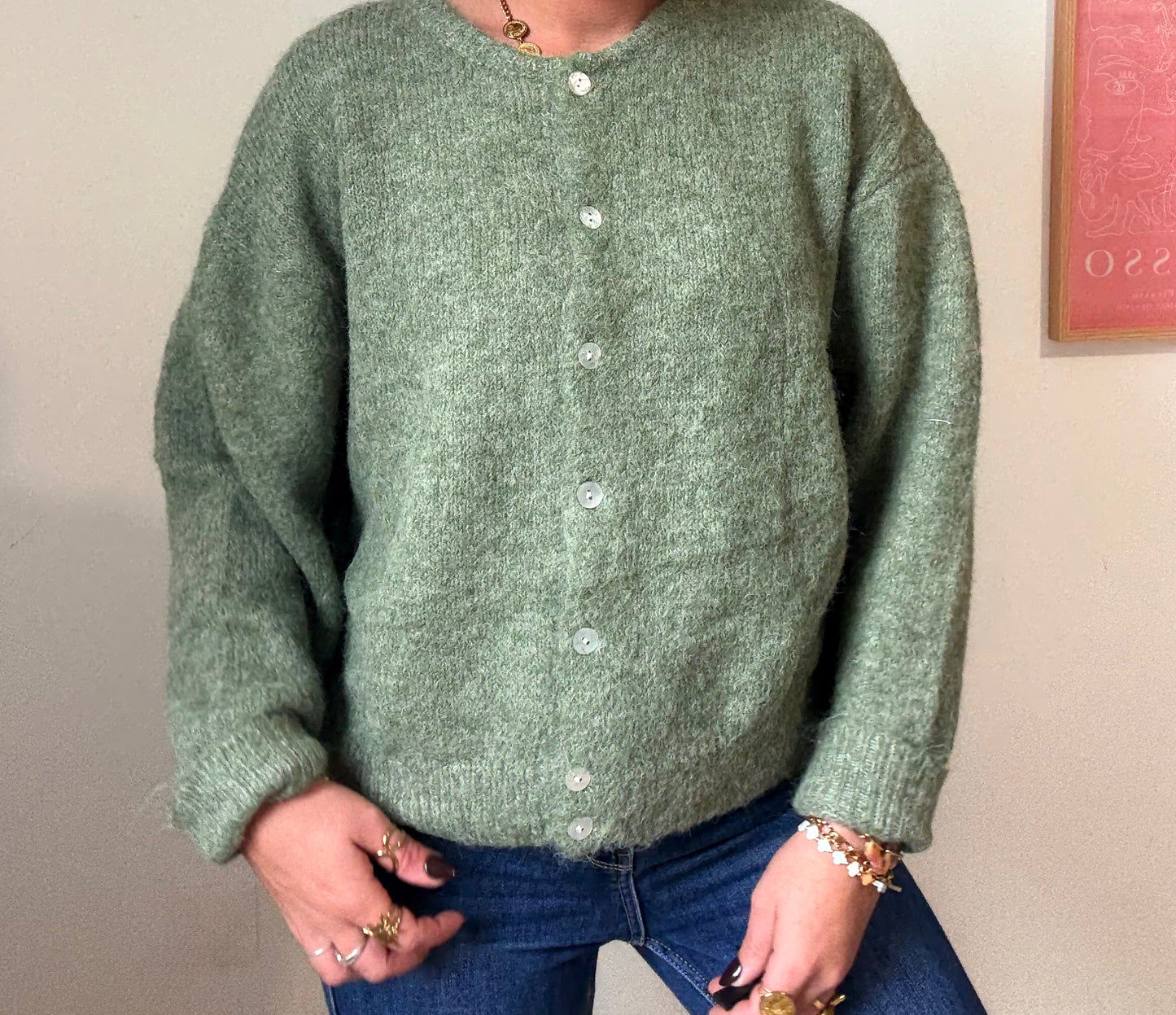 Gilet ted vert