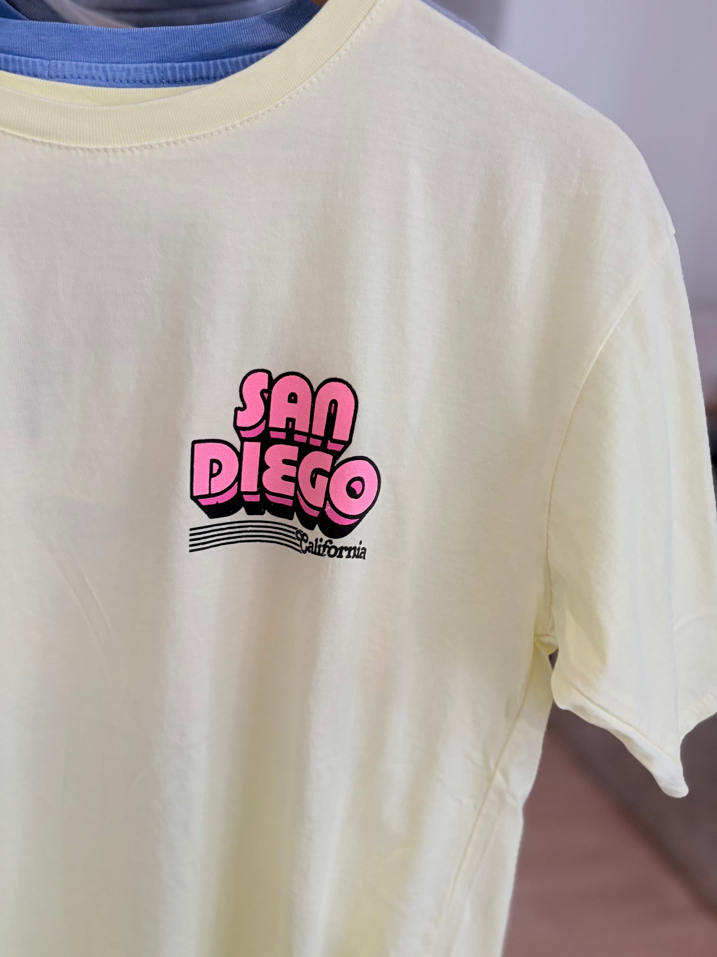 T-shirt San Diego jaune