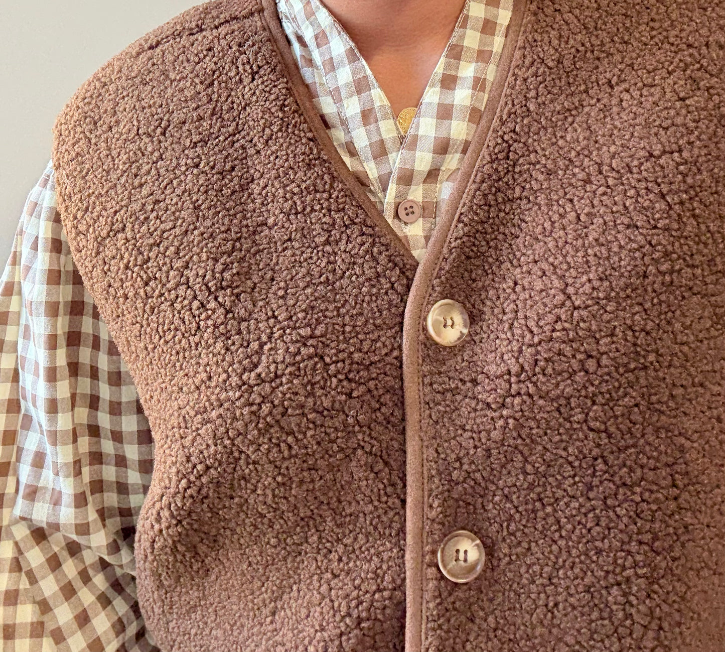 Gilet Maëla marron