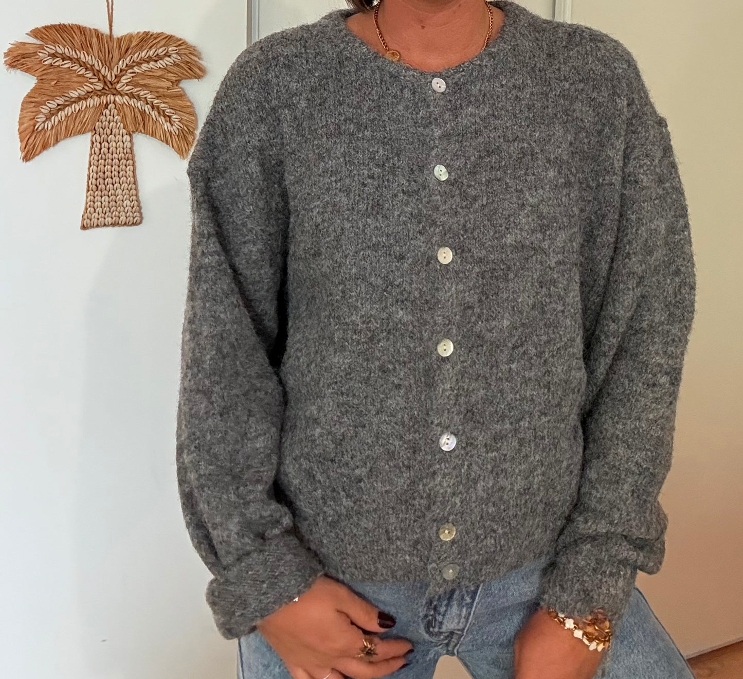 Gilet Ted gris foncé