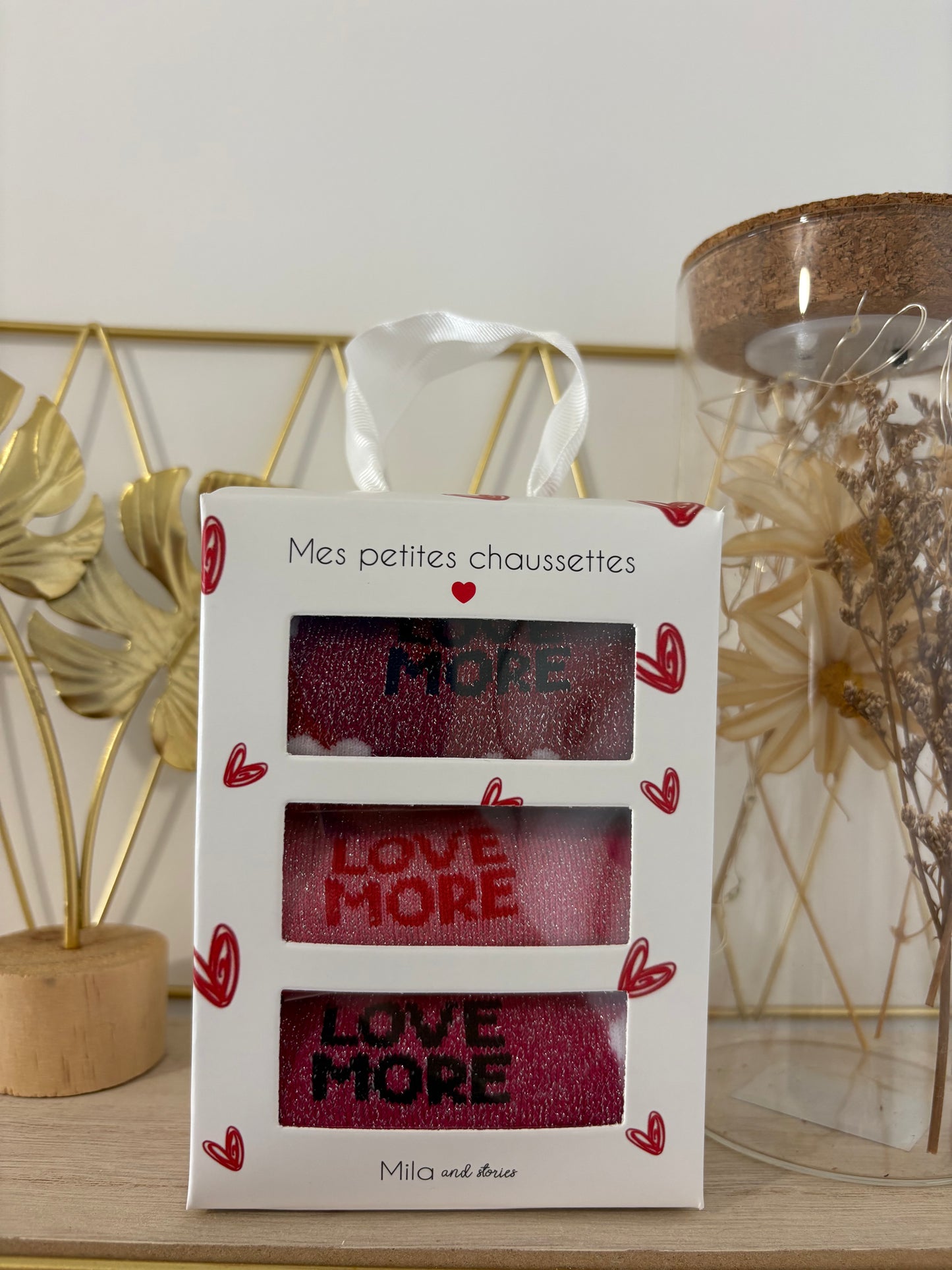 Pack chaussettes love more