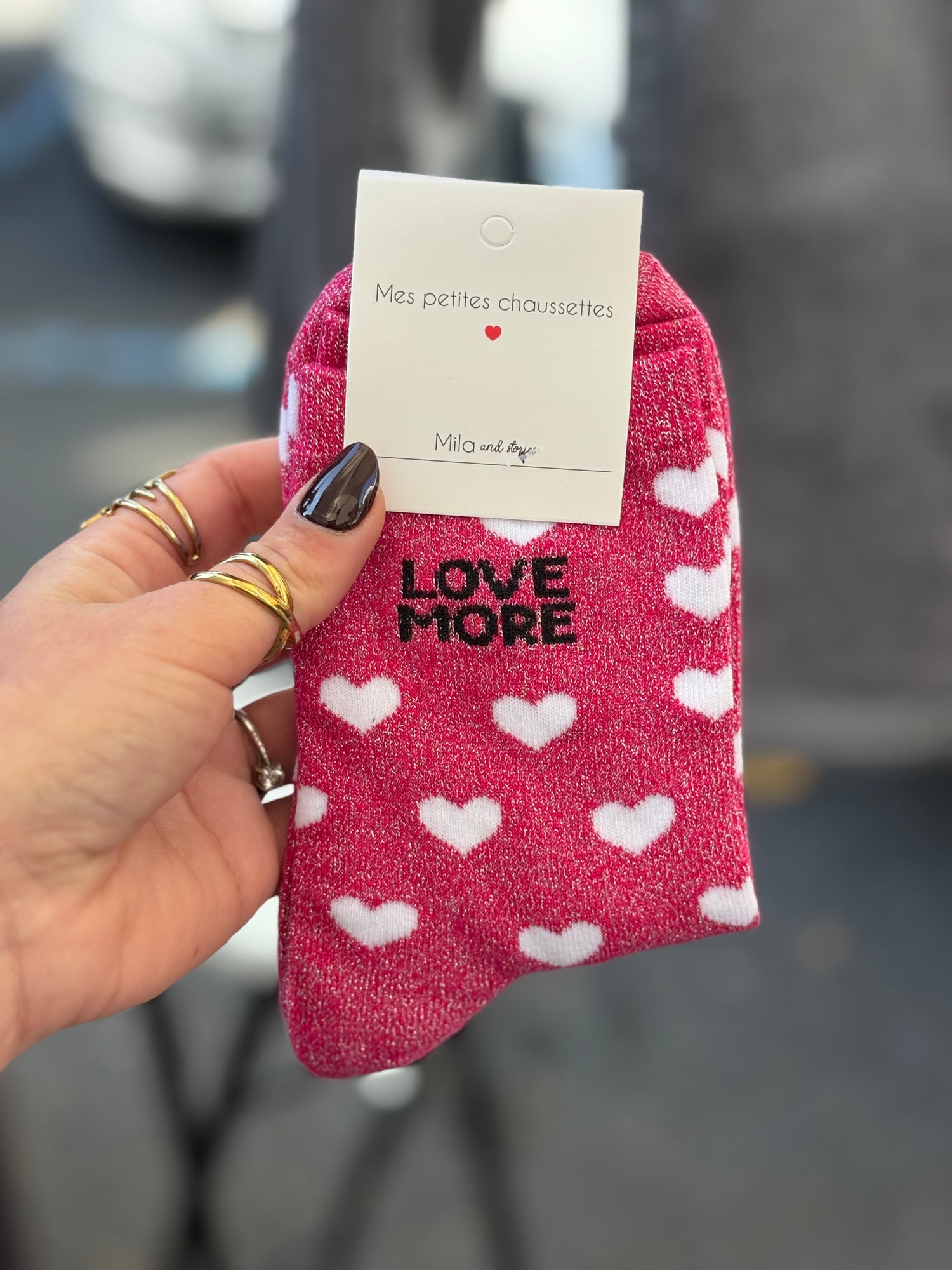Chaussettes à paillettes ✨