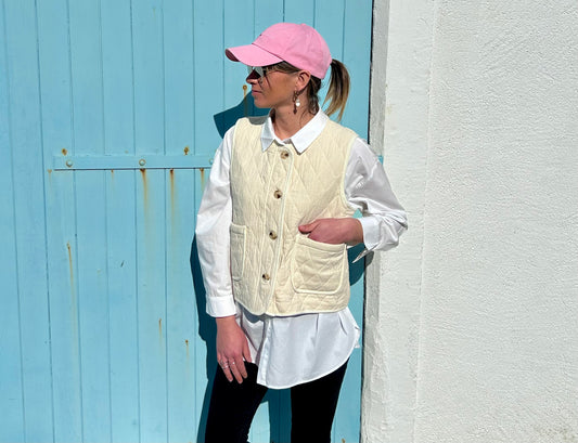 Gilet Ninon écru