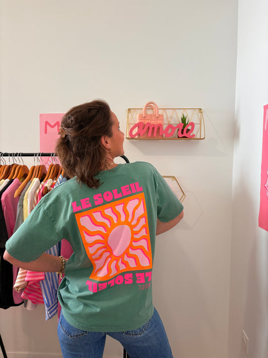 T-Shirt "Soleil" – Vert