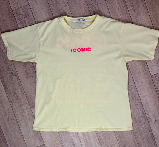 T-shirt ICONIC jaune