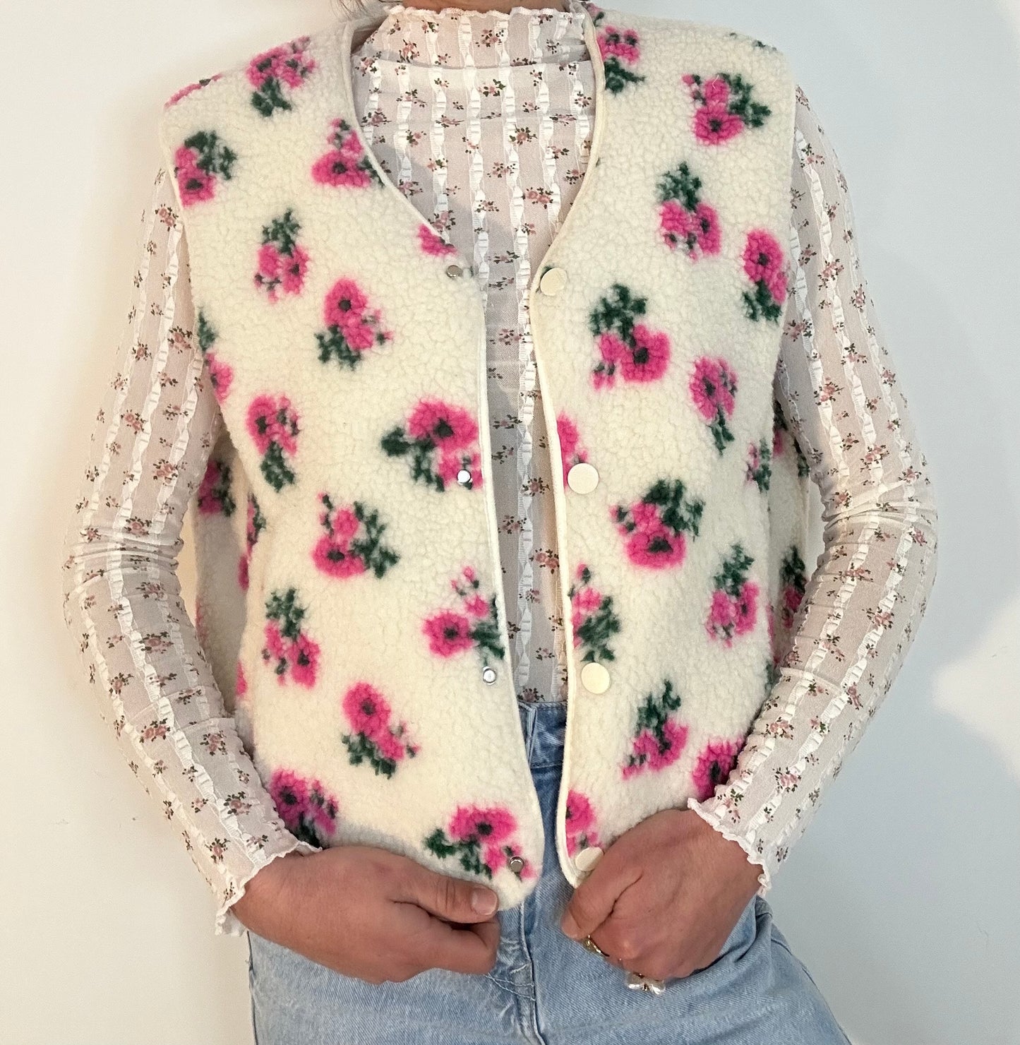 Veste fleur