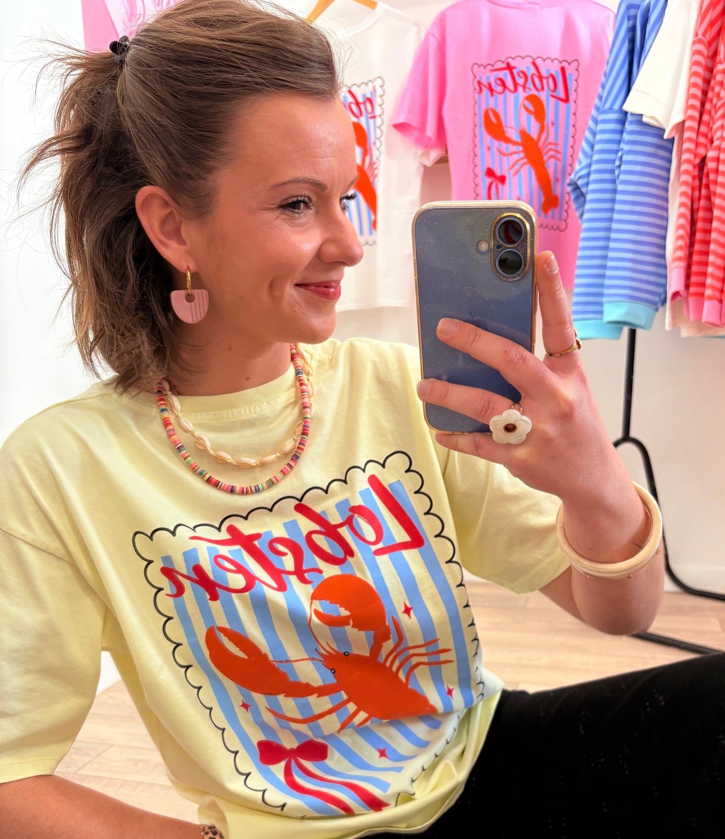 T-SHIRT LOBSTER JAUNE 💛