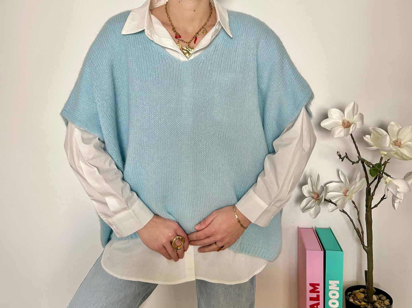 Pull Lise Bleu