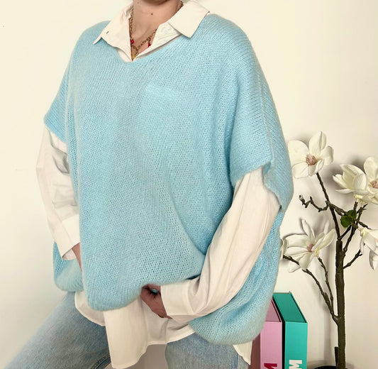 Pull Lise Bleu