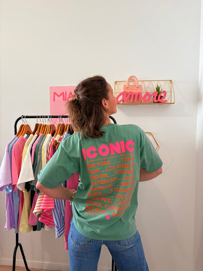 T-Shirt "Iconic" – Vert Émeraude