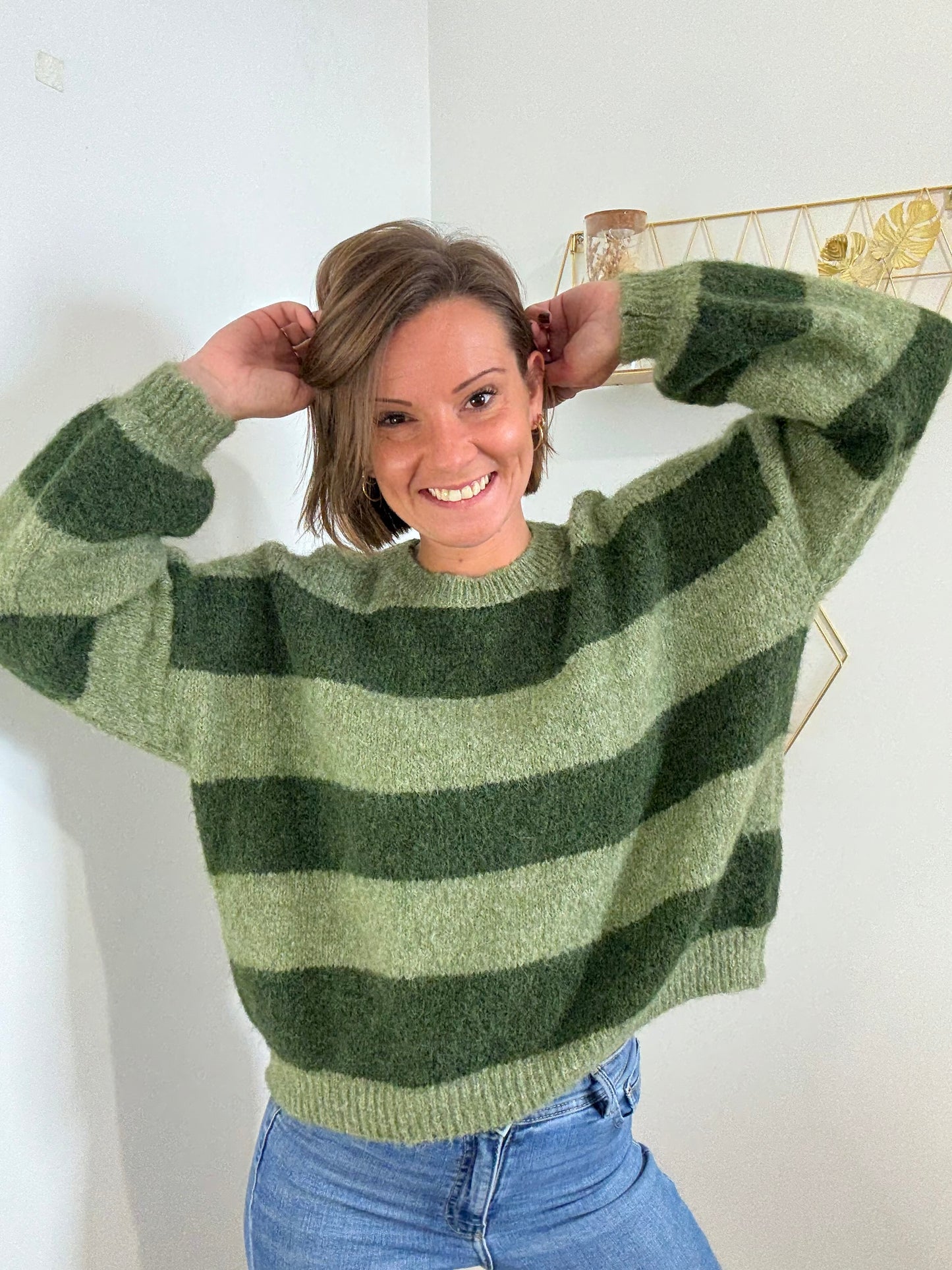 Pull Camille kaki