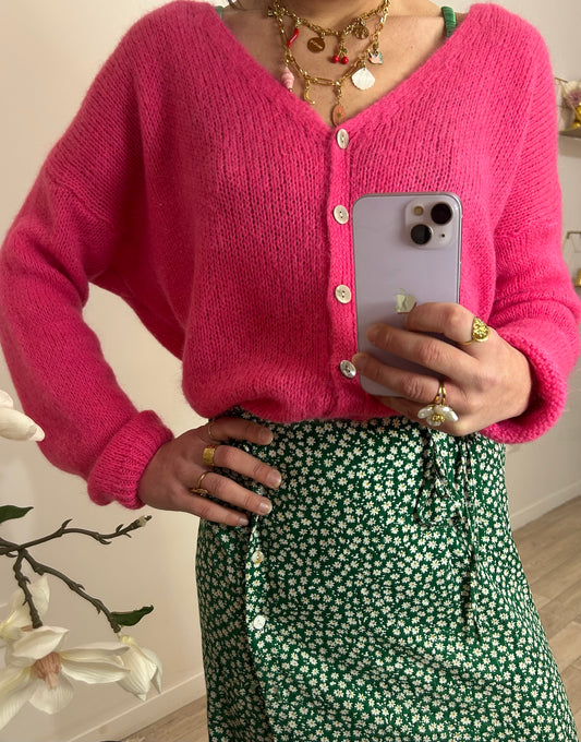 Gilet Billy Rose Fushia
