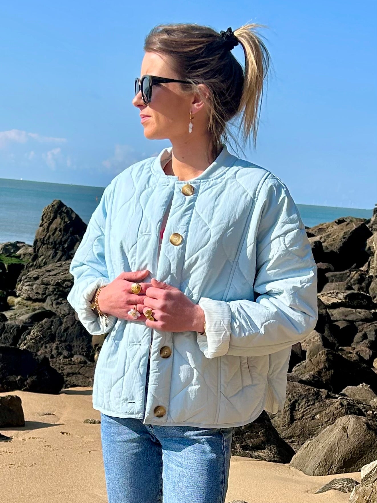 Veste Andréa bleu