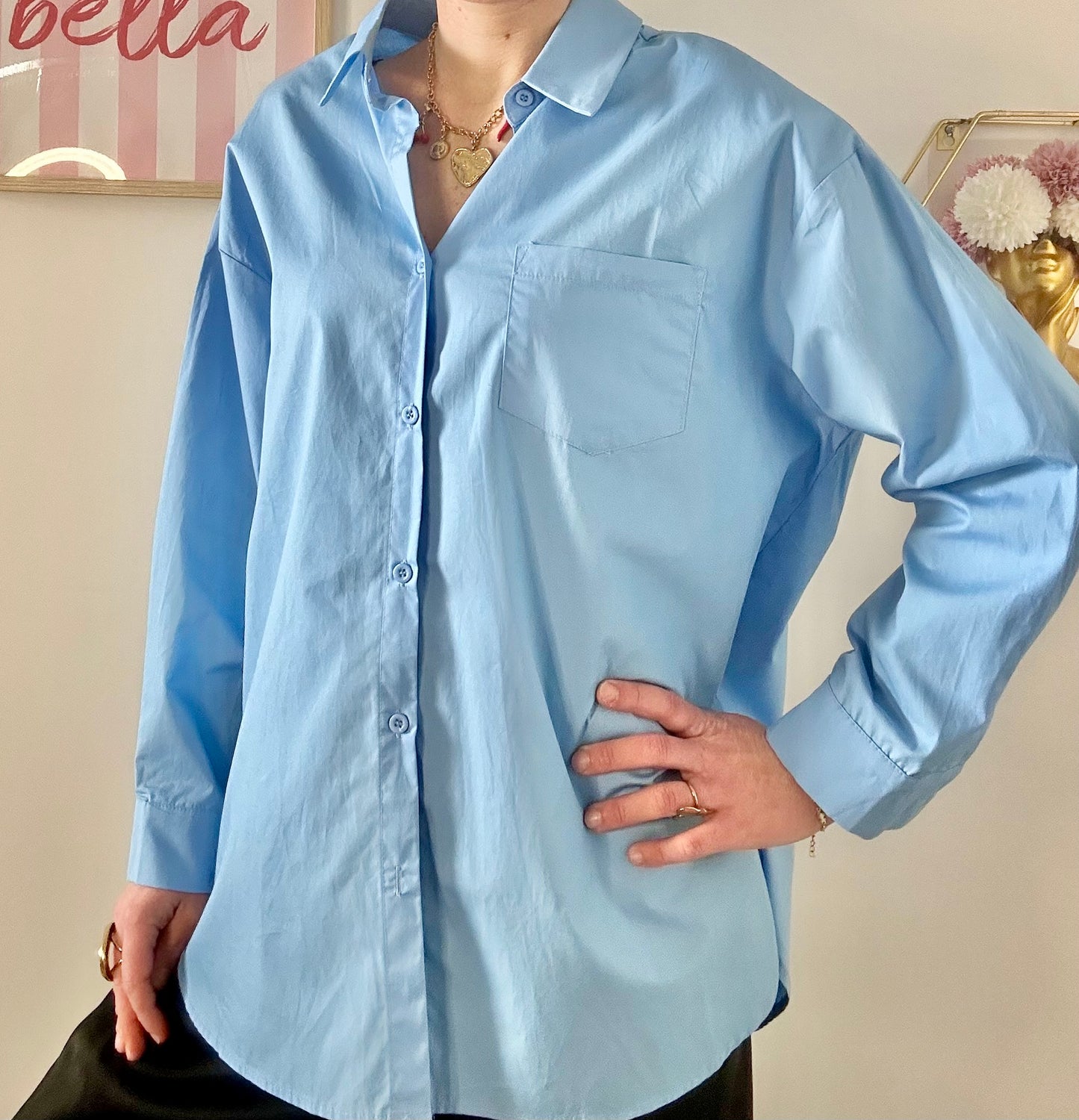 Chemise Sarah Bleu