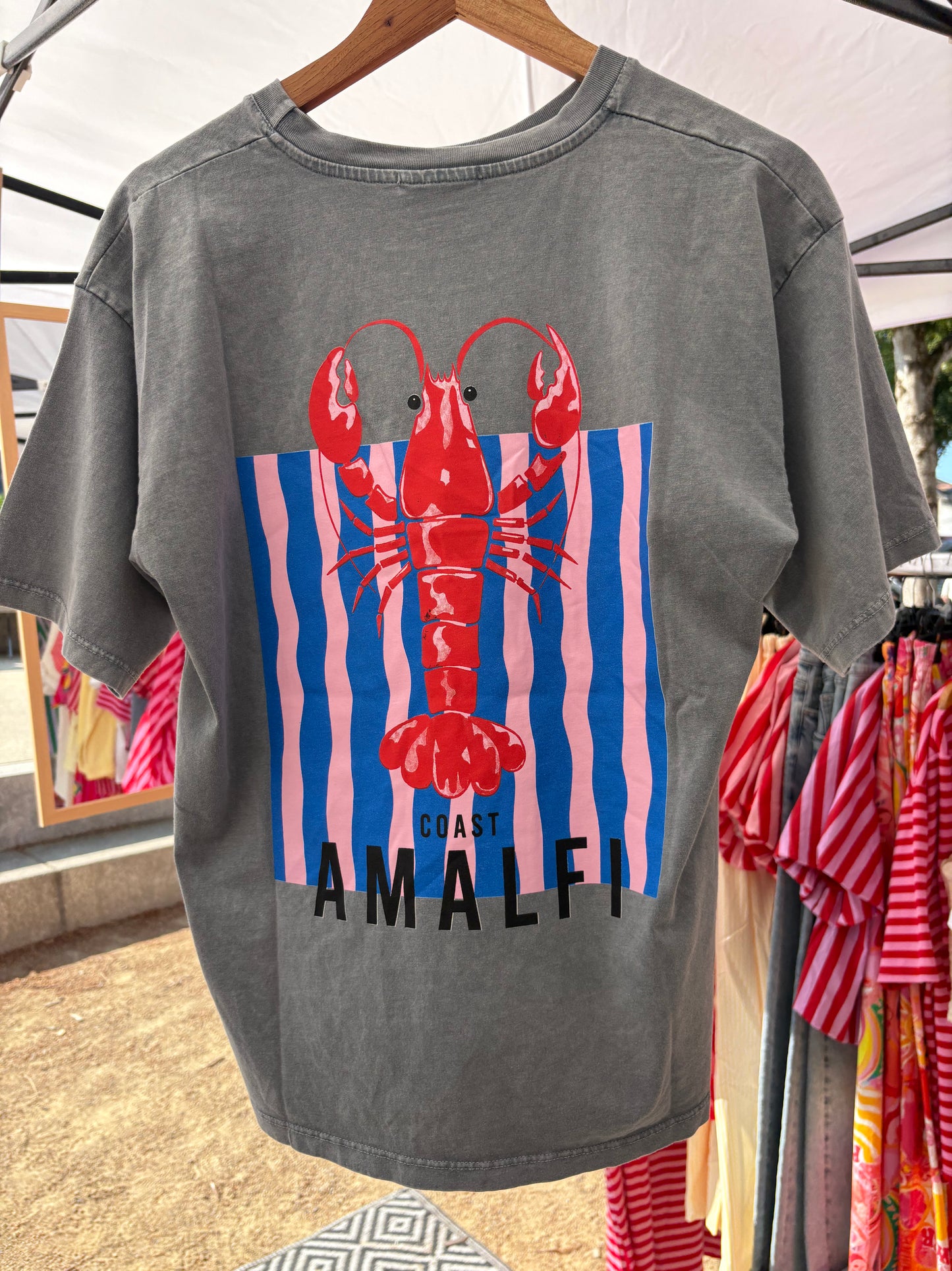 T-shirt Amalfi gris