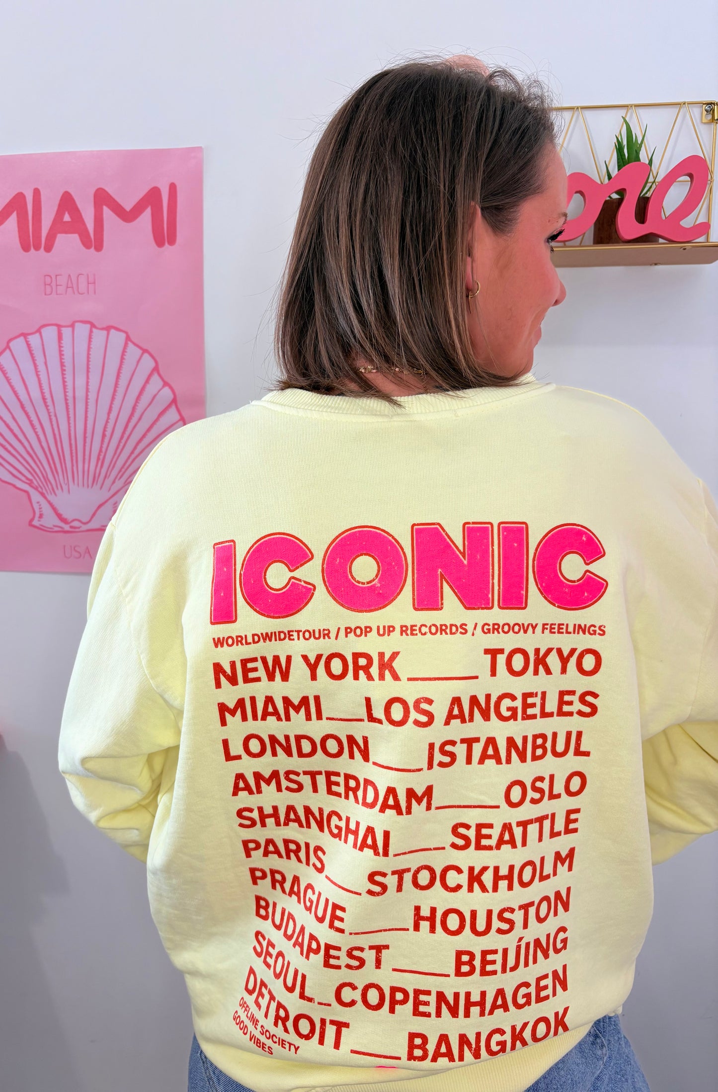 Pull "Iconic" – Jaune Solaire
