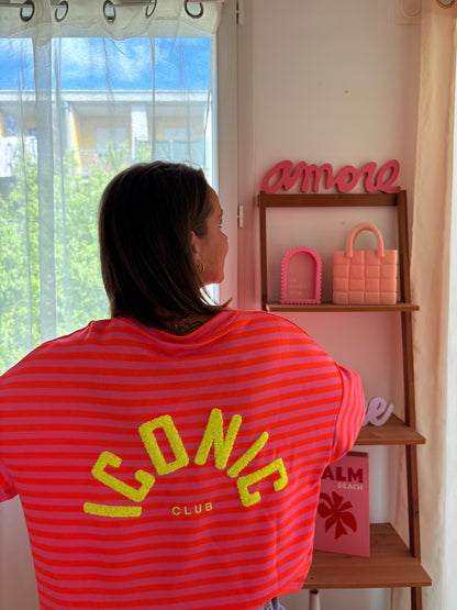 Marinière Oversize Pop – L'Iconic Twistée