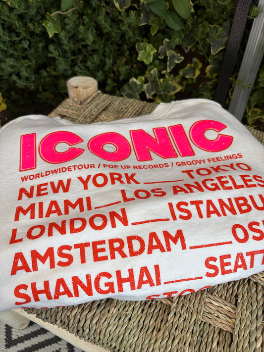 Pull iconic blanc
