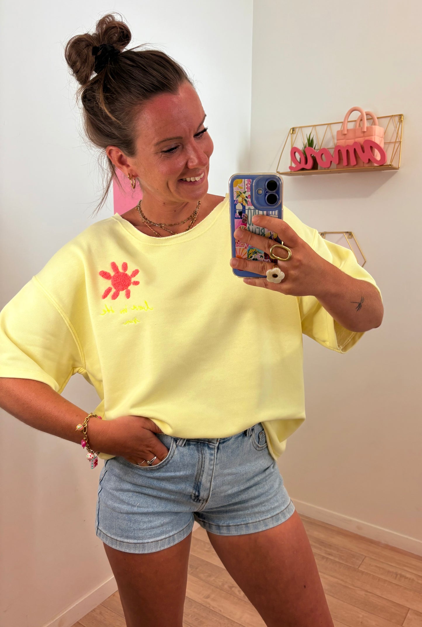 T-shirt Oversize – Jaune Soleil