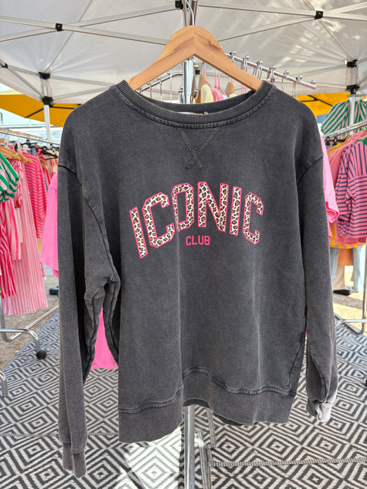 Pull iconic gris anthracite