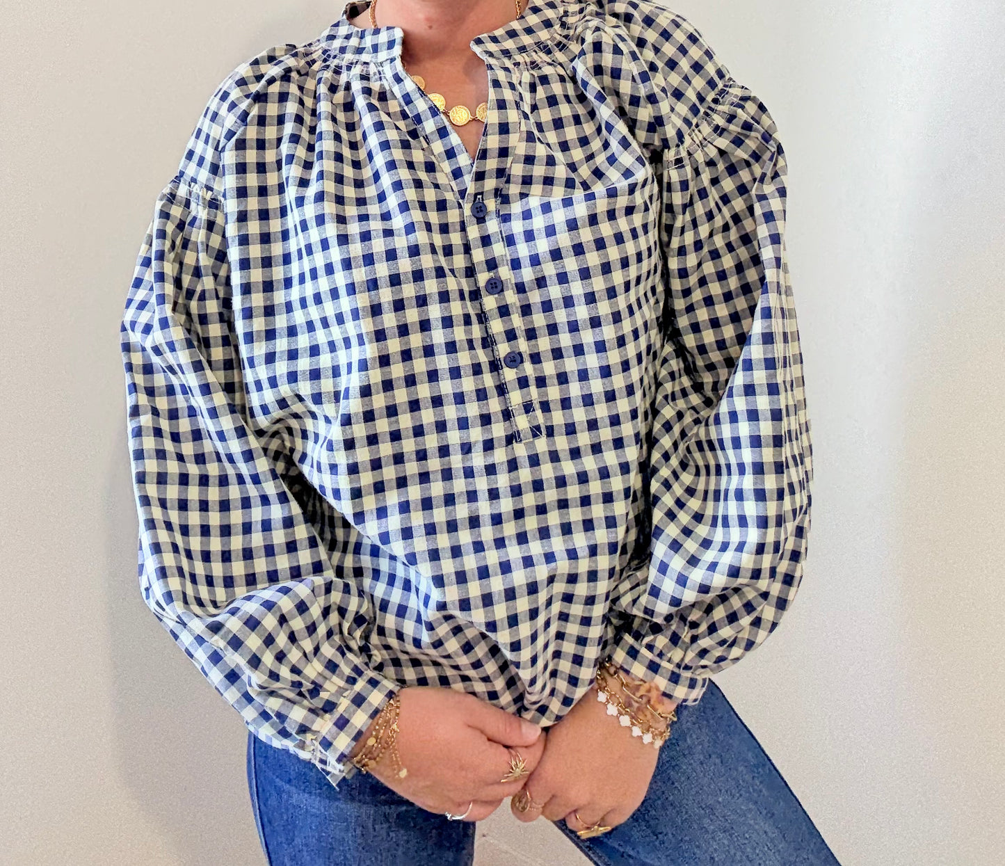 Blouse Suzanne bleu