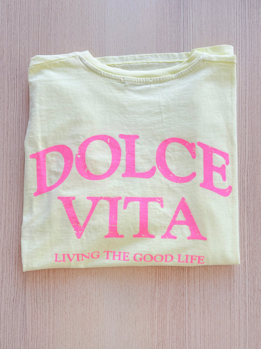 T-shirt Dolce Vita jaune