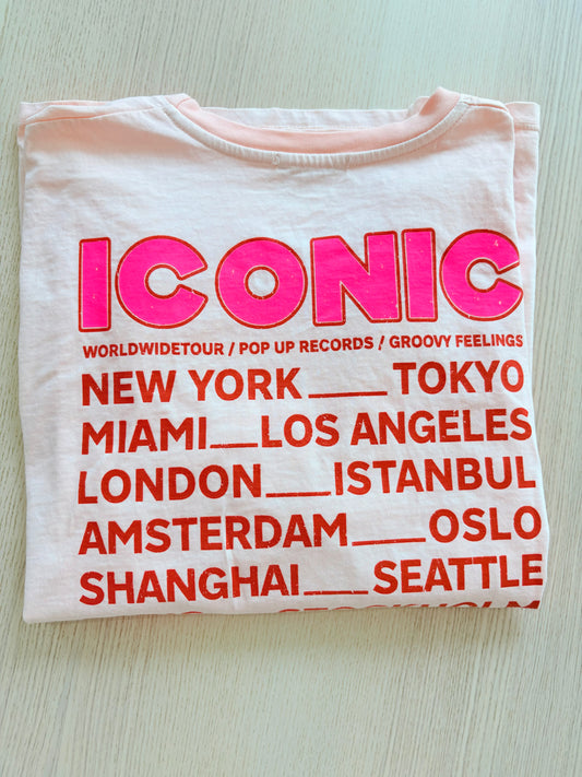 T-shirt ICONIC pêche