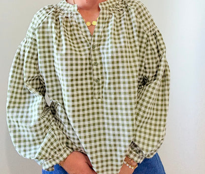 Blouse Suzanne kaki