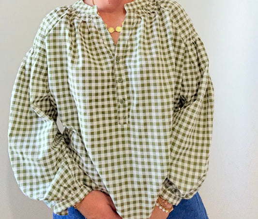 Blouse Suzanne kaki