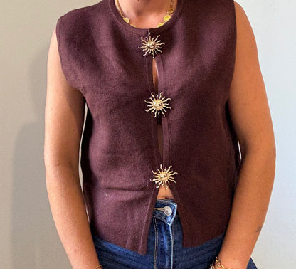 Pull soleil chocolat
