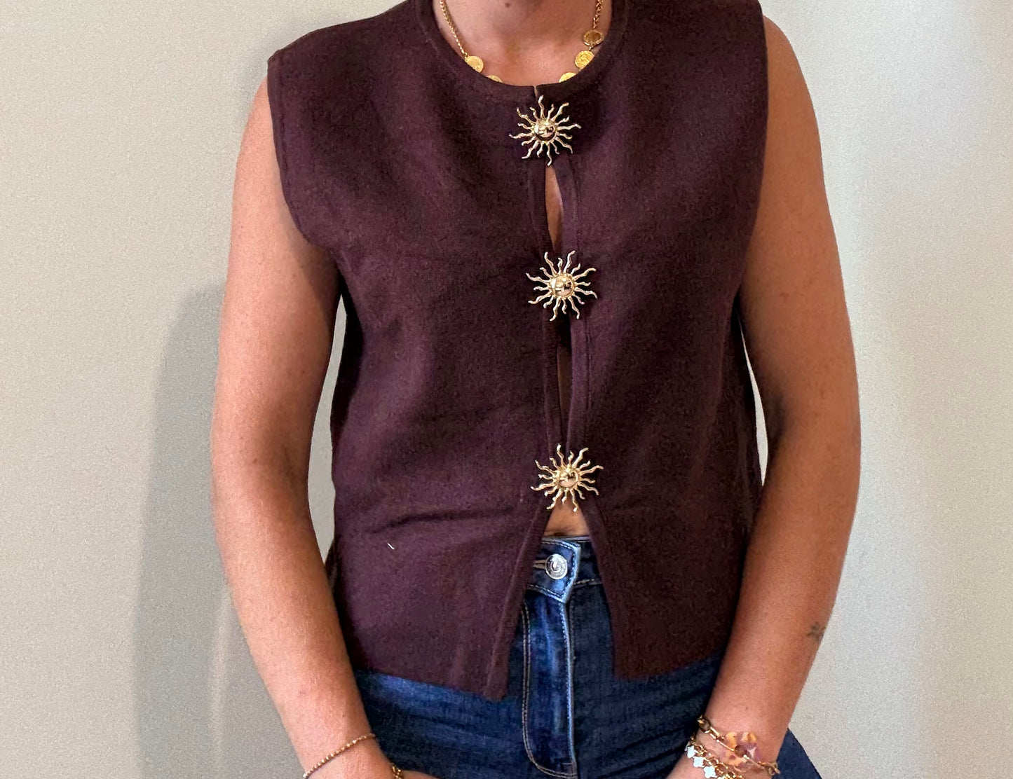 Pull soleil chocolat