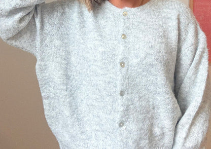 Gilet Ted gris perle
