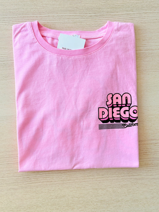 T-shirt San Diego rose