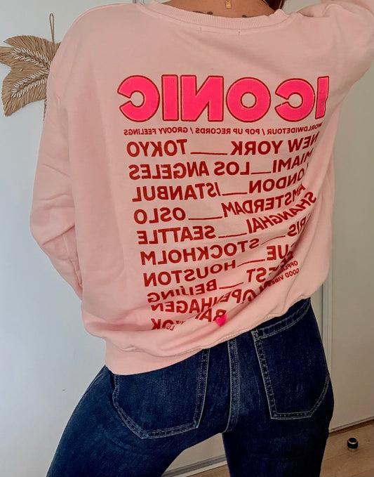 Pull iconic rose pale
