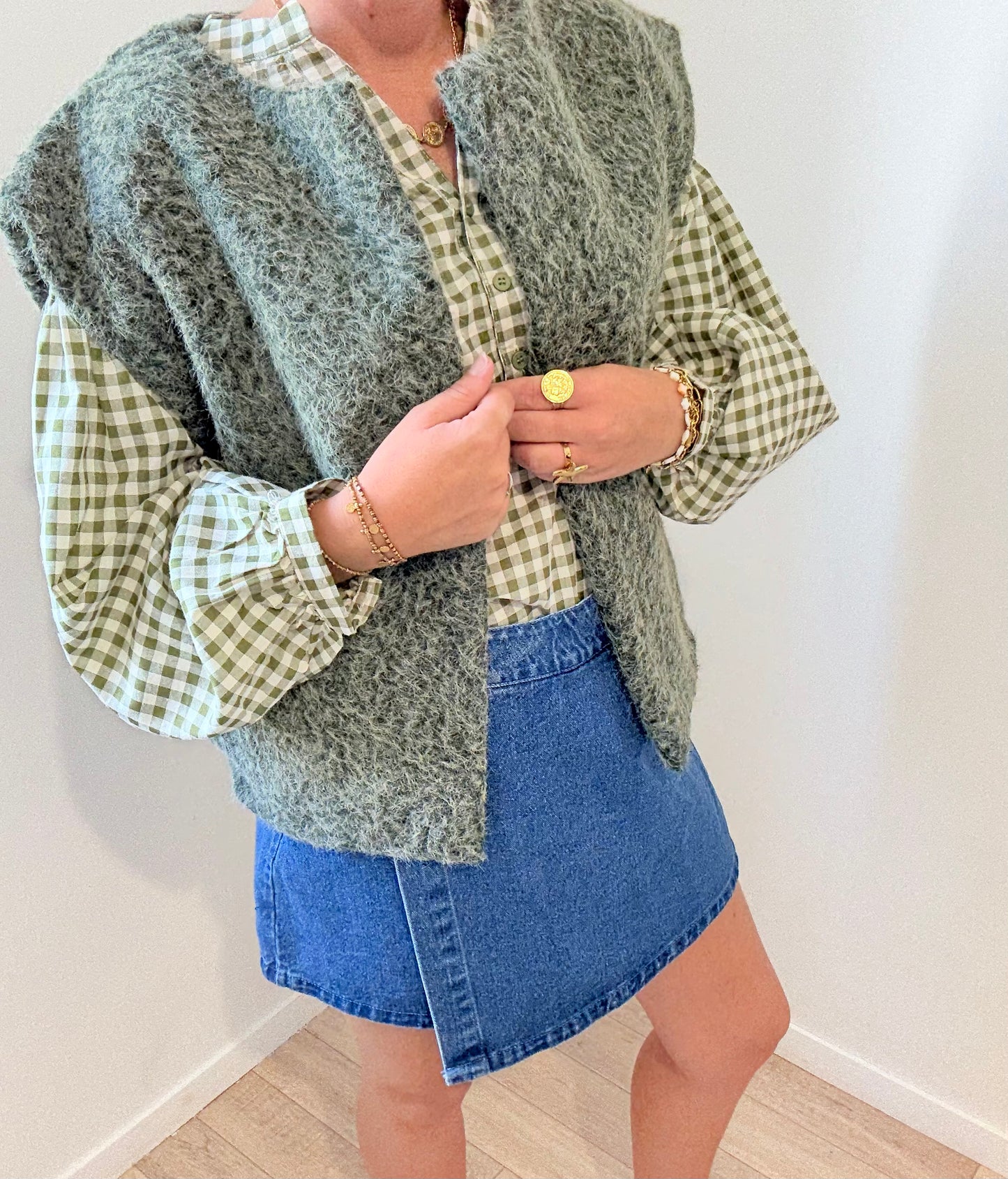Blouse Suzanne kaki