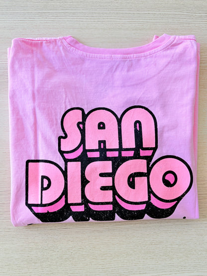 T-shirt San Diego rose