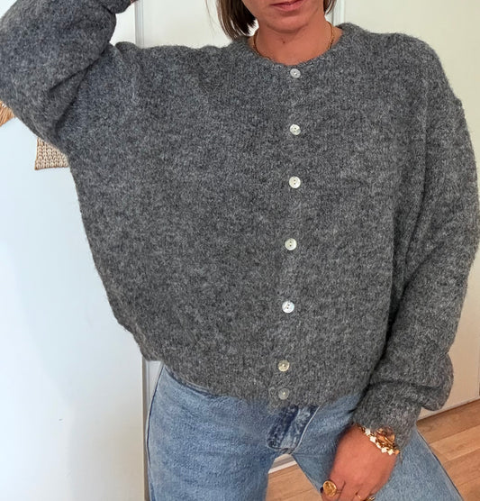 Gilet Ted gris foncé