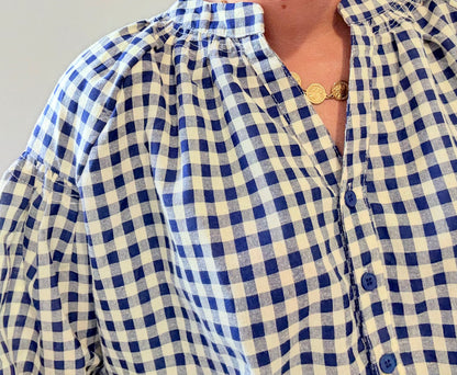 Blouse Suzanne bleu