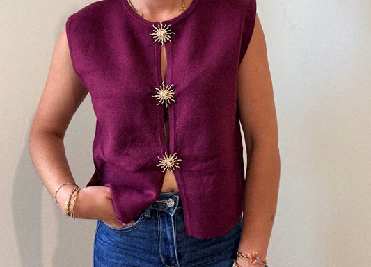Pull soleil bordeaux