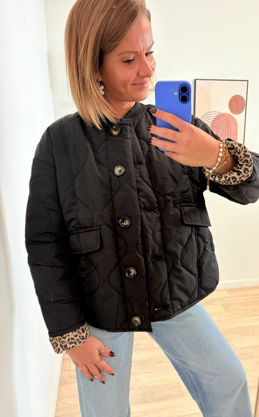 Veste matelassée noir Chloé